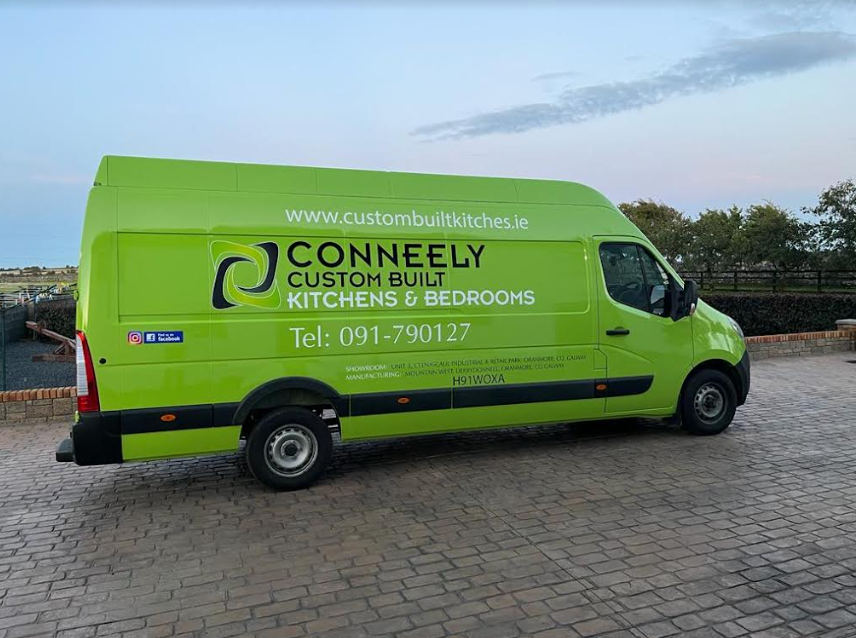 Our Logo on our Company Vans