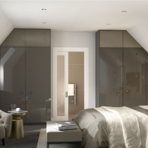 Contemporary style wardrobes, designed and custom built for your bedroom