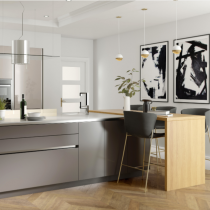Kitchen with Gola Profile system