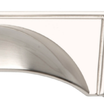 Windsor Brushed Nickel Cup Handles & Knob Collection 