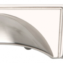 Windsor Brushed Nickel Cup Handles & Knob Collection 