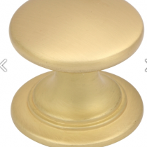 Windsor Satin Brass Knob available in 32mm & 38mm