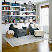 Home Library idea, classical setting shelving and storage