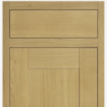 Oak door and drawer front. 