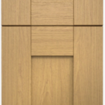 Oak door and drawer front. 