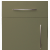 Flat panel style door with square edged