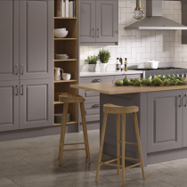 Panel door kitchen design