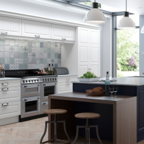 Panel door kitchen design
