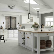 Panel door kitchen design