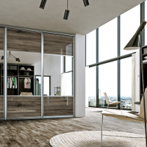 Sliding door glass, mirror, vinyl wardrobes, designed and custom built for your bedroom 