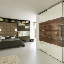 Sliding door glass, mirror, vinyl wardrobes, designed and custom built for your bedroom 