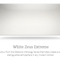 Silestone Quartz White Zeus Extreme