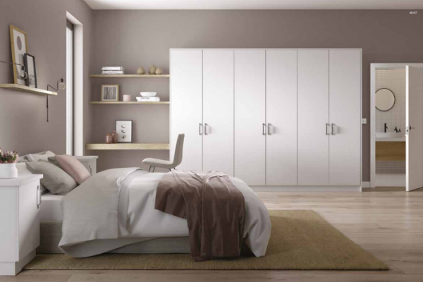 Contemporary style wardrobes, designed and custom built for your bedroom