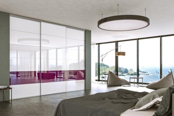 Sliding door glass, mirror, vinyl wardrobes, designed and custom built for your bedroom 